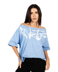 Anetos signature printed Off Shoulder top